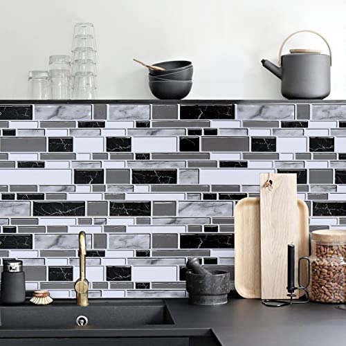 Black And White Kitchen Backsplash