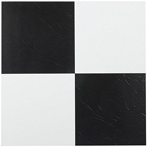 Black And White Tile Kitchen