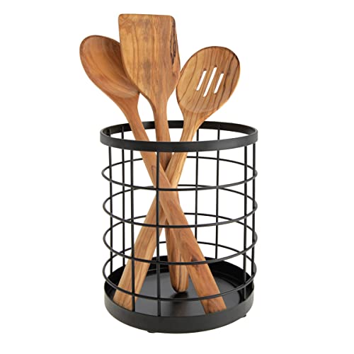 Black Kitchen Utensil Holder: Stylish and Functional Countertop ...