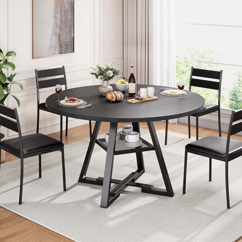 Black Round Kitchen Table