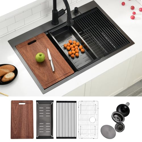 Black Stainless Steel Kitchen Sink