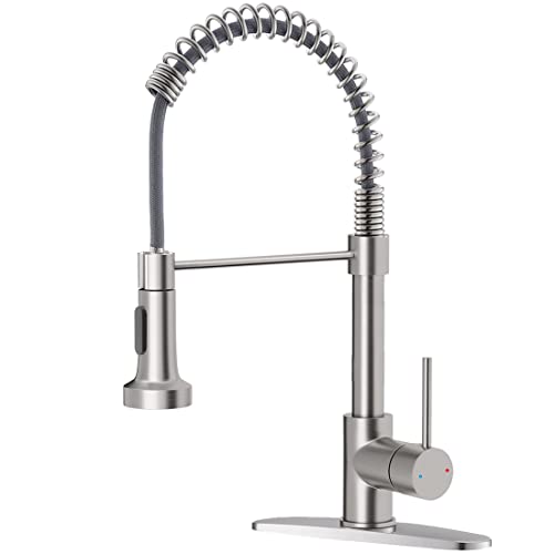 Brushed Nickel Kitchen Faucets