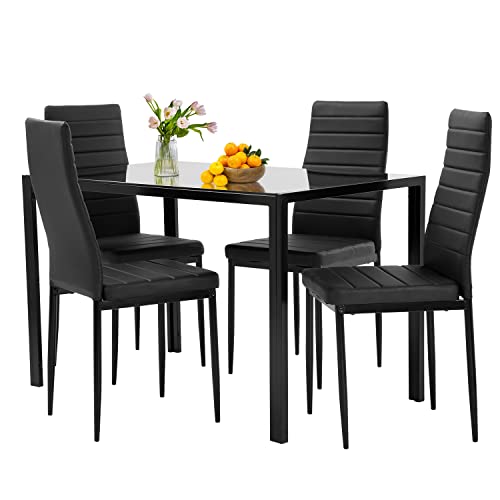 Glass Kitchen Table Sets
