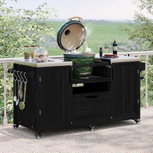 Green Egg Outdoor Kitchen