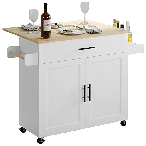 Kitchen Island With Drop Leaf Table