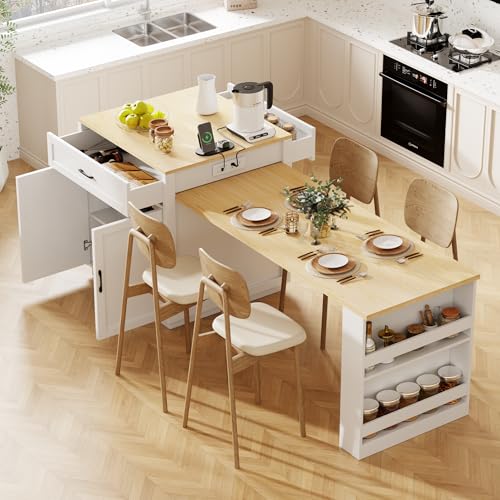 Kitchen Island With Seating for 4
