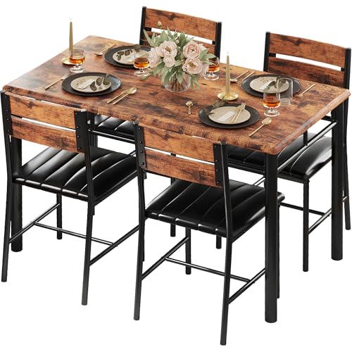 Kitchen Table Chairs Set of 4