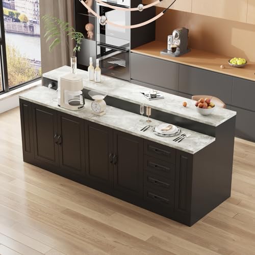 Large Kitchen Island With Seating