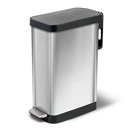 Narrow Kitchen Trash Can