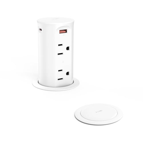 Pop Up Outlet for Kitchen Countertop