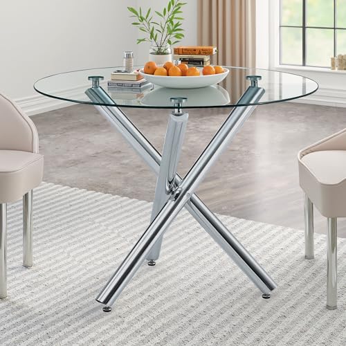 Round Glass Kitchen Table