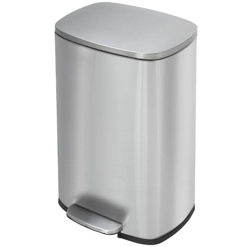 Stainless Steel Kitchen Trash Can 13 Gallon