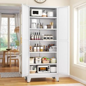 White Kitchen Pantry Cabinet